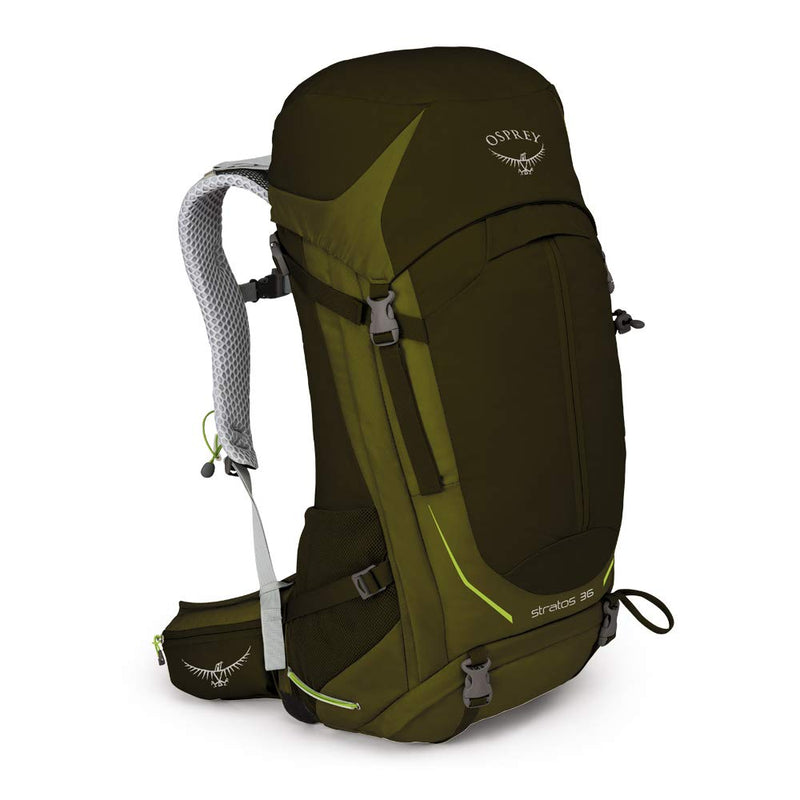Osprey Packs Stratos 36 Backpack, Gator Green, S/M, Gators Green, Small/Medium - backpacks4less.com