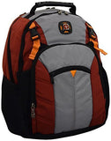 SwissGear Sherpa 16" Padded Laptop Backpack/School Travel Bag - Red/Orange - backpacks4less.com
