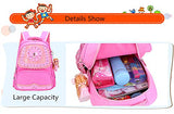 Meetbelify Big Kids School Backpack For Boys Kids Elementary School Bags Out Door Day Pack (pink bag) - backpacks4less.com