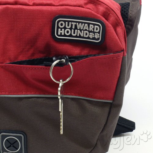 Outward Hound Kyjen 22010 Quick Release Backpack Saddlebag Style Dog  Backpack, Medium, Green Green Medium