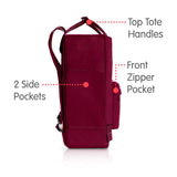 Fjallraven - Kanken Classic Backpack for Everyday, Plum - backpacks4less.com