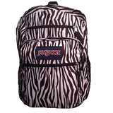 JanSport Big Student Backpack- Sale Colors (Black/White Zebra Stripe)
