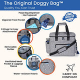 Rubyloo The Original Doggy Bag™- Dog Travel Bag for Supplies with 2 BPA-Free Collapsible Dog Bowls, 2 Dog Food Travel Containers-A Dog Travel Kit for Road Trips or Weekend Away. Airline Approved - backpacks4less.com