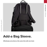 TUMI - Voyageur Carson Laptop Backpack - 15 Inch Computer Bag for Women - Black/Silver - backpacks4less.com