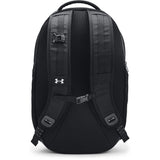 Under Armour Adult Hustle Pro Backpack , Black (001)/Metallic Silver , One Size Fits All