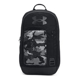 Under Armour Halftime Backpack, (007) Black / / Metallic Black, One Size Fits All