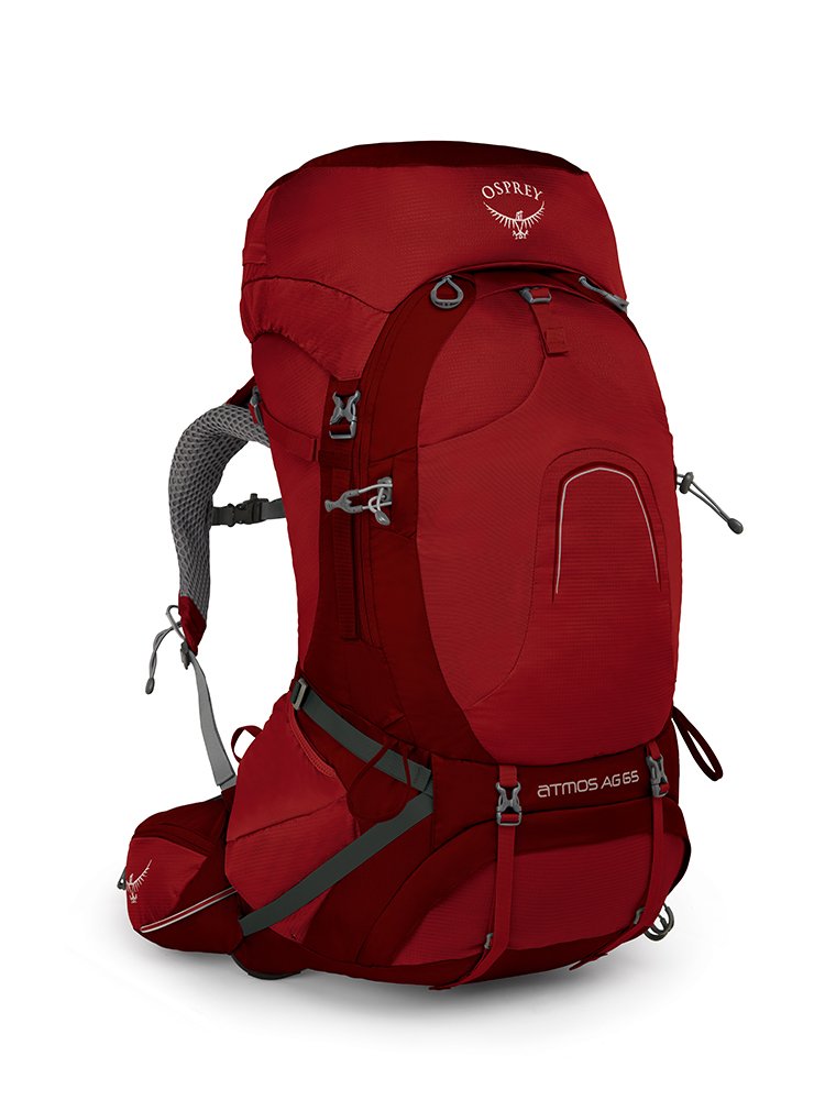 Osprey Packs Osprey Pack Atmos Ag 65 Backpack, Rigby Red, Small