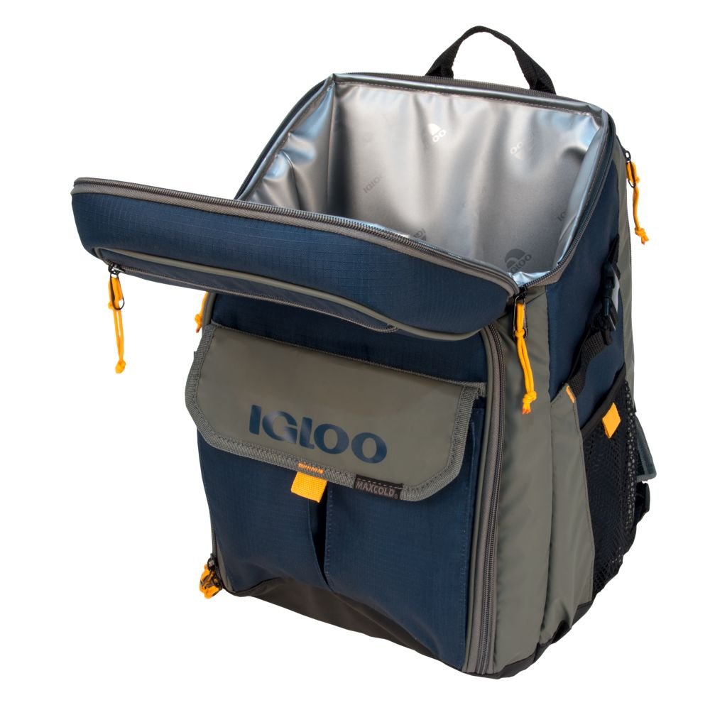 Igloo Outdoorsman Gizmo Backpack-Slate Blue/Tan, Blue - backpacks4less.com
