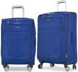 Ricardo Hermosa Softside 2-Piece Set (21" and 26") with FREE Travel Kit (Deep Blue)