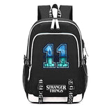 Stranger Things Backpack with USB Charging Port School Boys Girls Bookbag Laptop Backpack for Teens