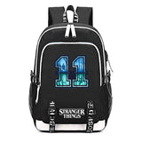 Stranger Things Backpack with USB Charging Port School Boys Girls Bookbag Laptop Backpack for Teens - backpacks4less.com