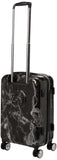 BEBE Luggage Reyna Hardside Carry-on Spinner, Black Marble, One Size