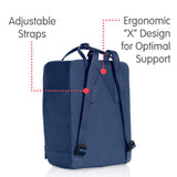 Fjallraven - Kanken Classic Backpack for Everyday, Navy - backpacks4less.com