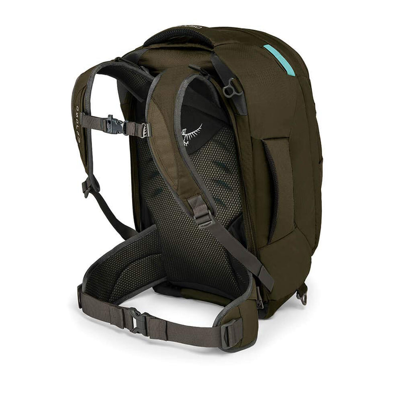 Osprey Packs Fairview 40 Women's Travel Backpack, Misty Grey, Small/Medium - backpacks4less.com
