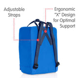 Fjallraven - Kanken Classic Backpack for Everyday, UN Blue/Navy - backpacks4less.com