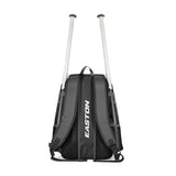 EASTON GAME READY Bat & Equipment Backpack Bag | Baseball Softball | 2020 | Orange | 2 Bat Pockets | Vented Main Compartment | Vented Shoe Pocket | Zippered Valuables Pocket | Fence Hook
