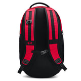 Under Armour Adult Hustle Pro Backpack , Red (600)/Metallic Ore , One Size Fits All