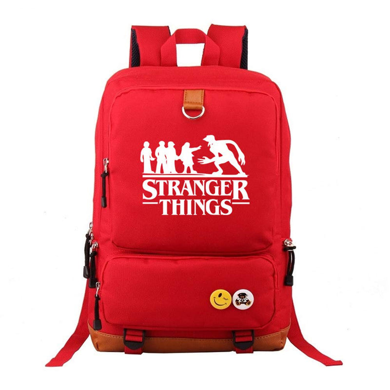 Stranger Things School Student Backpack Shoulder Book Bag - backpacks4less.com