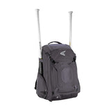 EASTON WALK-OFF IV Bat & Equipment Backpack Bag | Baseball Softball | 2020 | Charcoal | 2 Bat Sleeves | Vented Shoe Pocket | External Helmet Holder | 2 Side Pockets | Valuables Pocket | Fence Hook - backpacks4less.com