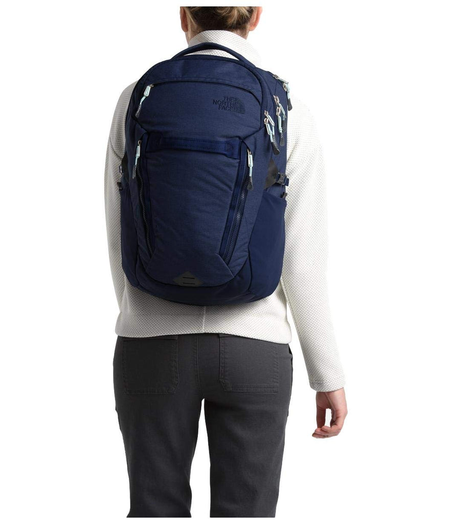 The North Face Women's Surge Backpack, Montague Blue Light Heather/Clo –