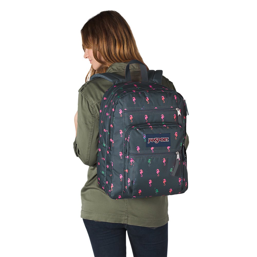JanSport Big Student Backpack - Dark Slate Seahorse - Oversized - backpacks4less.com JanSport Big Student Backpack - Dark Slate Seahorse - Oversized - backpacks4less.com