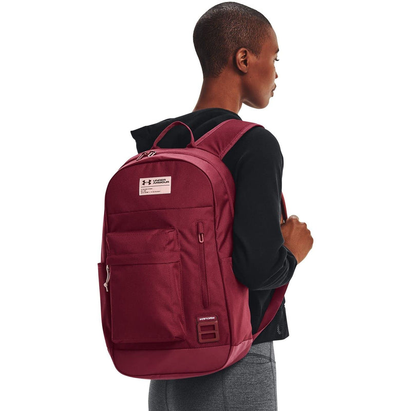 Under Armour Adult Halftime Backpack , League Red (626)/Micro Pink , One Size Fits All