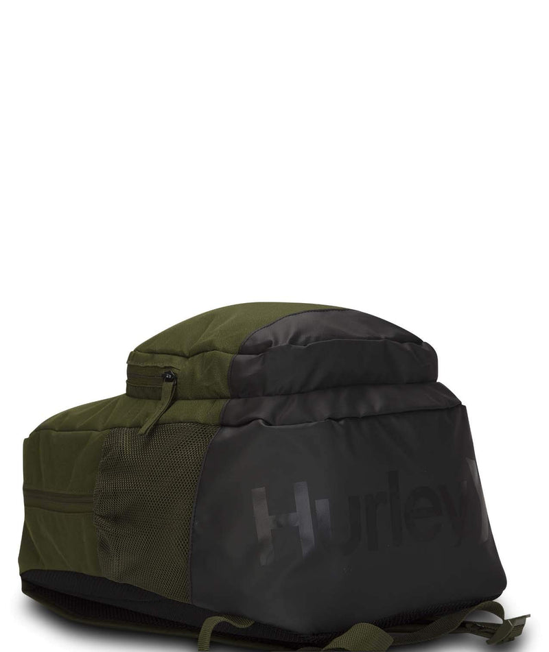 Hurley Blockade II Solid 21L Backpack - Legion Green - backpacks4less.com