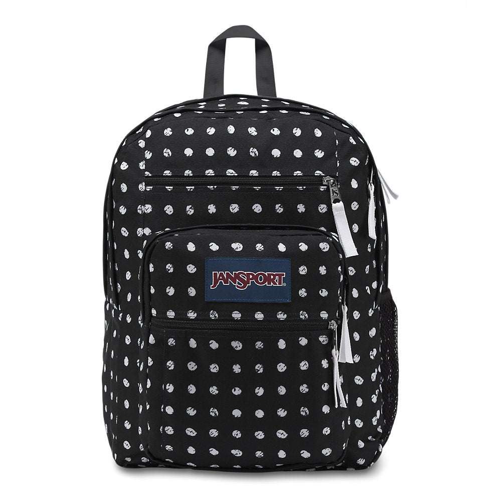 JanSport Big Student Black Sketch Dot Backpack