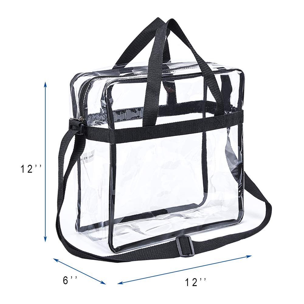 Magicbags Clear Tote Bag Stadium Approved,Adjustable Shoulder