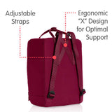 Fjallraven - Kanken Classic Backpack for Everyday, Plum - backpacks4less.com