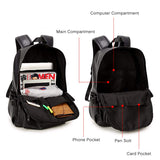 Vintage PU Leather Backpack, OURBAG Outdoor School College Bookbag fit Laptop Computer Backpack for Man and Woman - backpacks4less.com