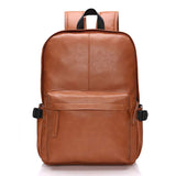 Vintage PU Leather Backpack, OURBAG Outdoor School College Bookbag fit Laptop Computer Backpack for Man and Woman - backpacks4less.com