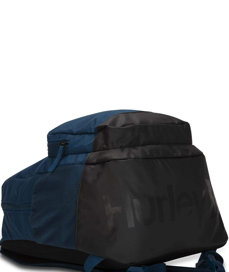 Hurley Blockade II Solid 21L Backpack - Blue Force - backpacks4less.com