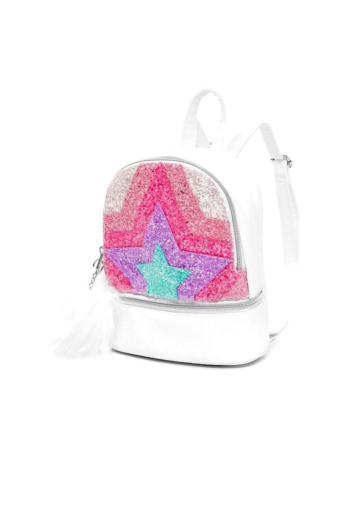 Justice sequin deals mini backpack