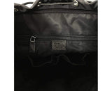 Gucci Men's Backpack Black GG Nylon Drawstring With Leather Trim 510336 1000 - backpacks4less.com