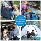 Rubyloo The Original Doggy Bag™- Dog Travel Bag for Supplies with 2 BPA-Free Collapsible Dog Bowls, 2 Dog Food Travel Containers-A Dog Travel Kit for Road Trips or Weekend Away. Airline Approved - backpacks4less.com