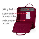 Fjallraven - Kanken Classic Backpack for Everyday, Plum - backpacks4less.com