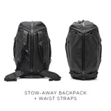 Peak Design Travel Duffelpack 45-65L (Black) - backpacks4less.com
