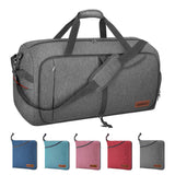 Canway 65L Travel Duffel Bag, Foldable Weekender Bag with Shoes Compartment for Men Women Water-proof & Tear Resistant - backpacks4less.com