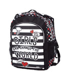 Justice Girl's 2-Piece Bundle Pawsitivity 2-Sided Backpack & Lunch Tote Set - backpacks4less.com