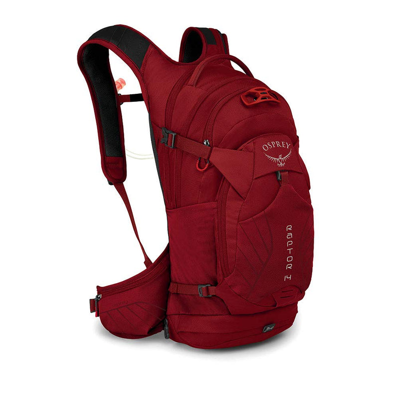 Osprey Packs Raptor 14 Hydration Pack, Wildfire Red - backpacks4less.com