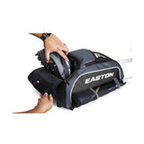 EASTON GAME READY Bat & Equipment Backpack Bag | Baseball Softball | 2020 | Purple | 2 Bat Pockets | Vented Main Compartment | Vented Shoe Pocket | Zippered Valuables Pocket | Fence Hook - backpacks4less.com