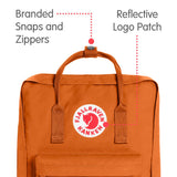 Fjallraven - Kanken Classic Backpack for Everyday, Brick - backpacks4less.com