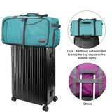 Canway 65L Travel Duffel Bag, Foldable Weekender Bag with Shoes Compartment for Men Women Water-proof & Tear Resistant - backpacks4less.com