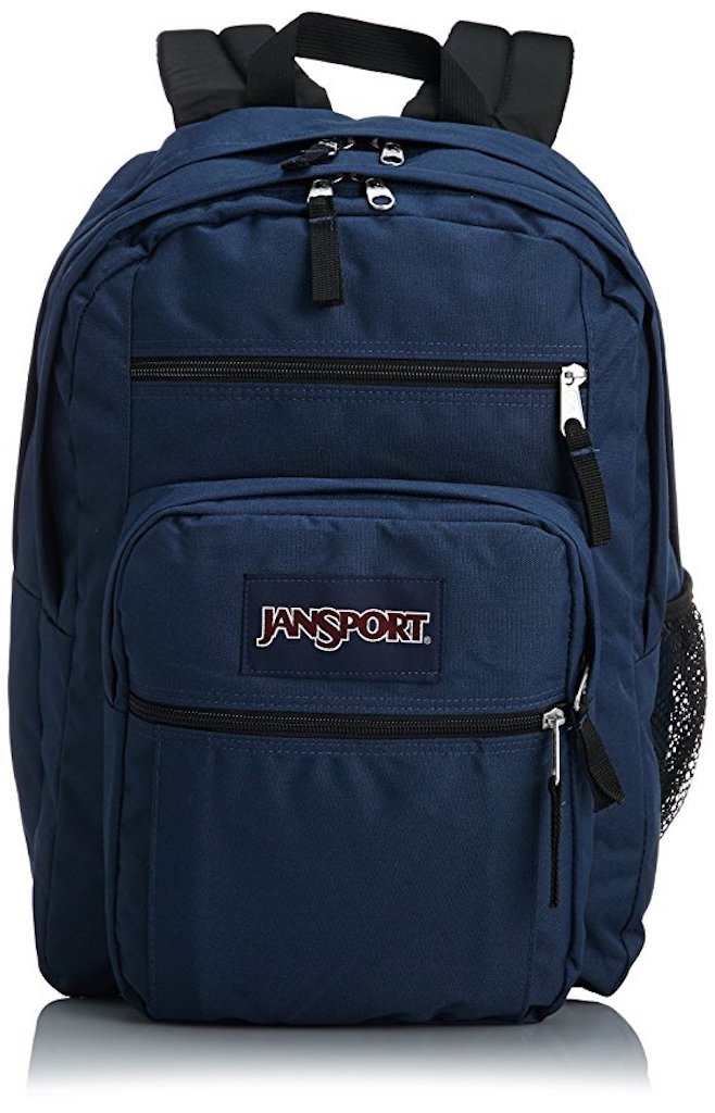 JANSPORT BIG STUDENT BACK BAG (Navy) - backpacks4less.com