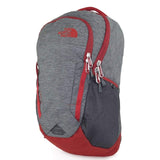 The North Face Vault Backpack, TNF Dark Grey Heather/Cardinal Red, One Size - backpacks4less.com