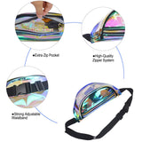 Magicbags Fanny Pack for Women-Holographic Waist Pack for Festival, Party, Travel - backpacks4less.com