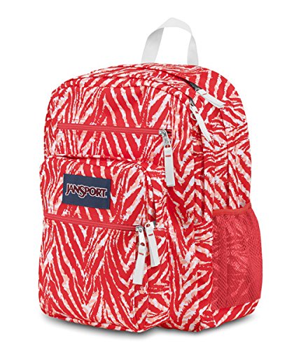 JanSport Unisex Big Student Coral Peaches Wild Heart One Size - backpacks4less.com