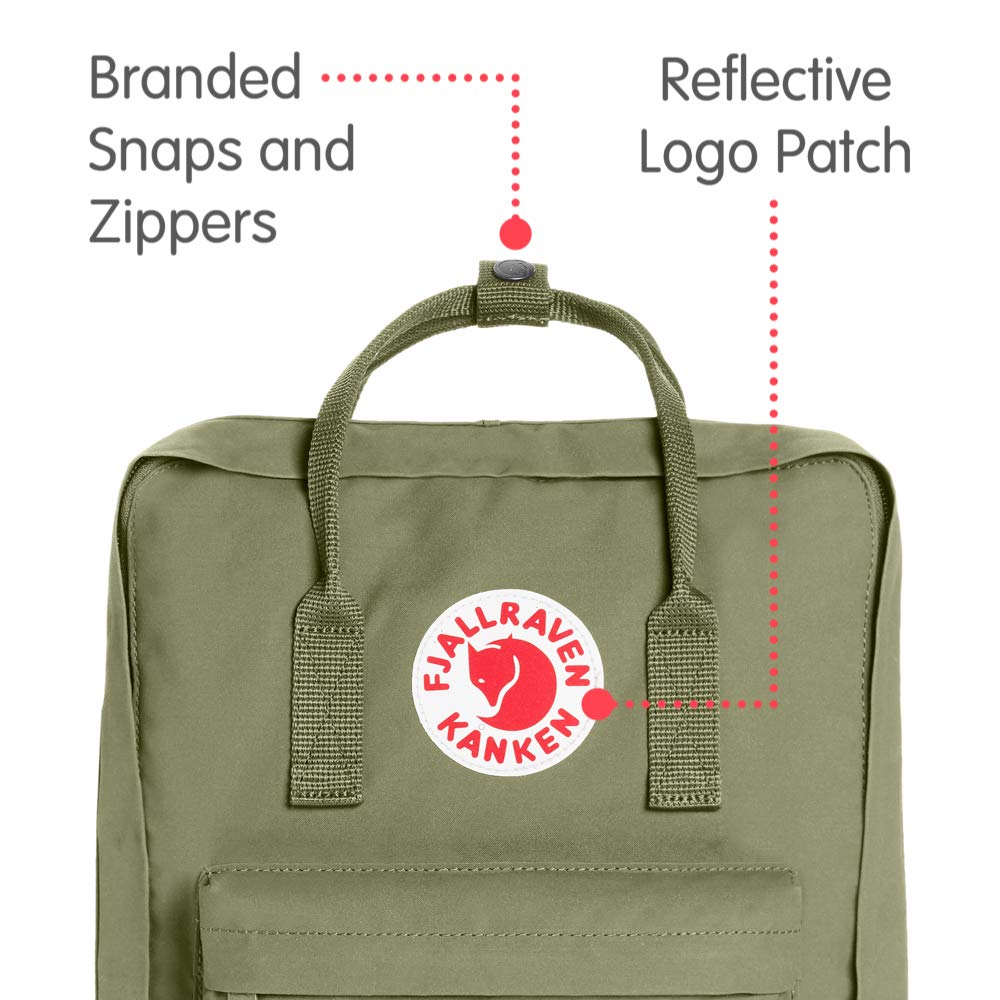 fjallraven kanken mini classic backpack green Fjllrven - Compact Everyday Carry, Durable Vinylon Fabric The Fjallraven Kanken Mini Backpack is a kids backpack for school Fjallraven Backpack Kanken Reflective Logo