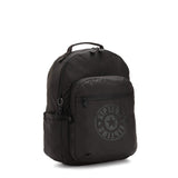 Kipling Seoul Large Laptop Backpack Raw Black - backpacks4less.com